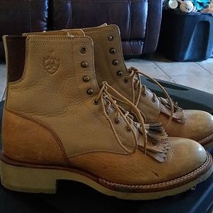 Ariat lace up boots